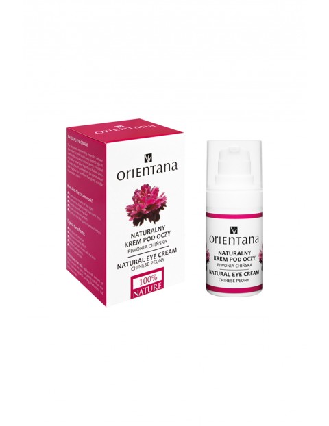 Orientana Naturalny krem pod oczy PIWONIA CHIŃSKA, 15ml 