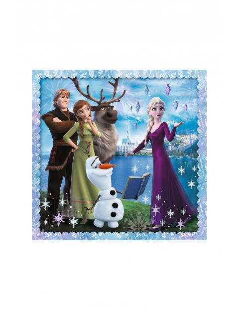 Puzzle 3w1- Magiczna opowieść Frozen 2 wiek 3+