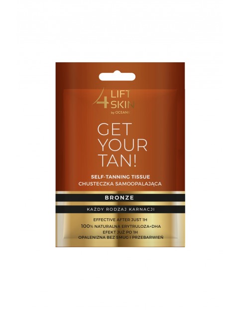 Lift4Skin Get Your Tan! chusteczka samoopalająca 1 szt