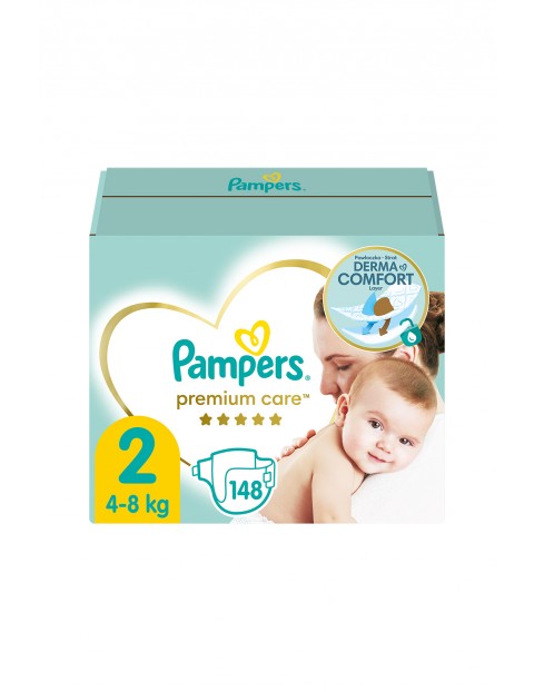 Pampers Premium Care, rozmiar 2, 148 pieluszek 4-8kg