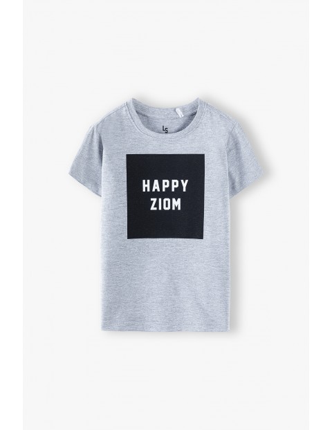 T-shirt chłopięcy z nadrukiem- Happy Ziom