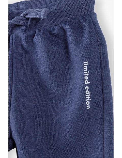 Spodnie dresowe niemowlęce - granatowe Limited Edition