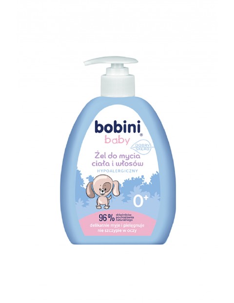 BOBINI Baby Żel hypoalergiczny do mycia ciała i włosów 300ml