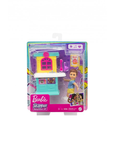 Barbie Skipper zestaw z kuchenką - 3+