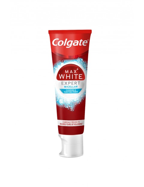 Colgate Max White Expert Micellar Pasta do zębów z profesjonalnym składnikiem wybielającym 75 ml