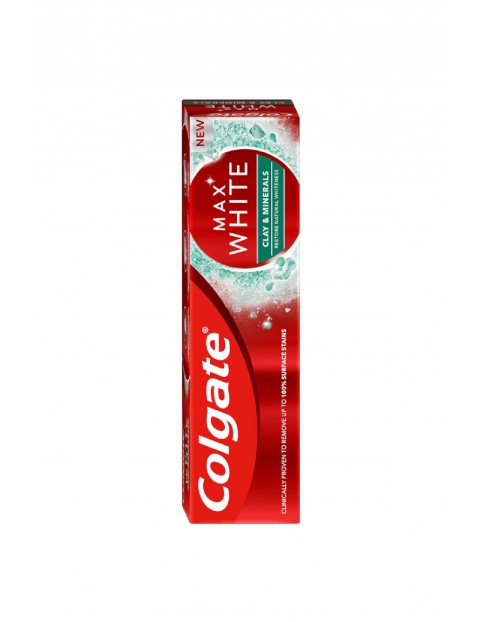 Colgate Max White Clay & Minerals wybielająca pasta do zebów z glinką i minarałami 75ml