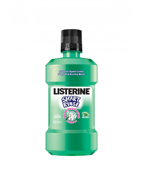 Płyn do higieny jamy ustnej dla dzieci Listerine Smart Rinse Mint - 250 ml