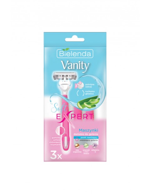 Maszynki damskie do golenia VANITY SOFT EXPERT - 3 szt