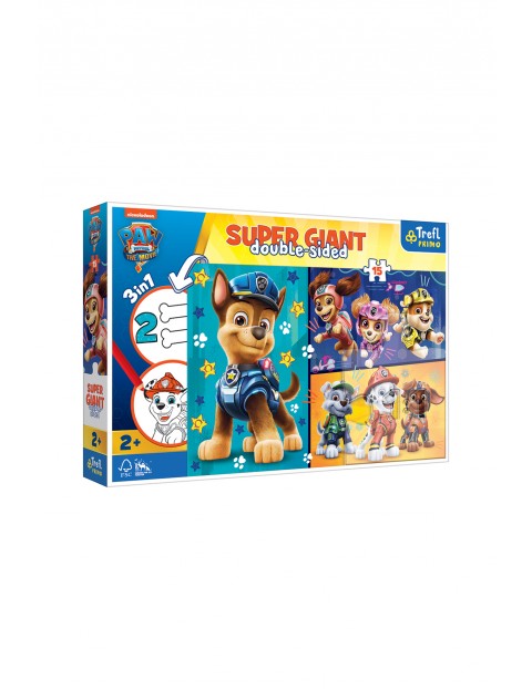 Puzzle dla dzieci Super Giant Double Sided - Psi Patrol wiek 2+