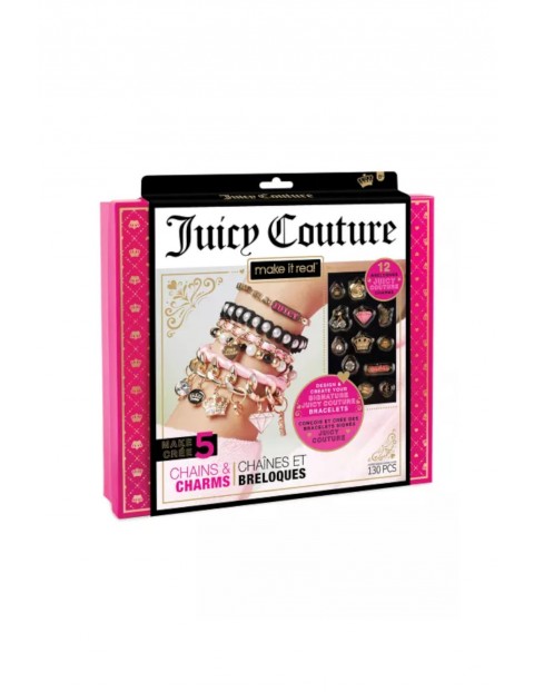 Make it Real Zestaw do tworzenia bransoletek Juicy Couture Chains & Charms 130el