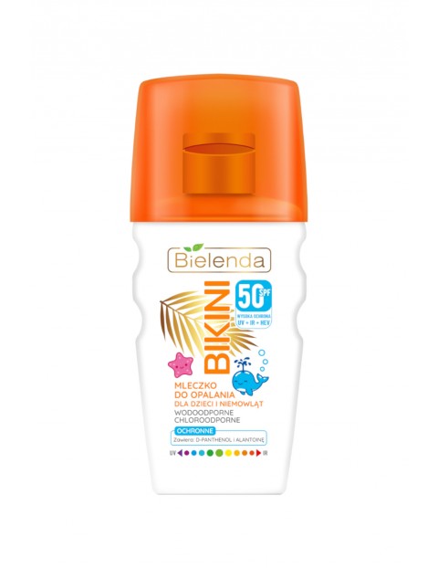 BIKINI Mleczko do opalania dla dzieci i niemowląt Bielenda SPF50 150ml