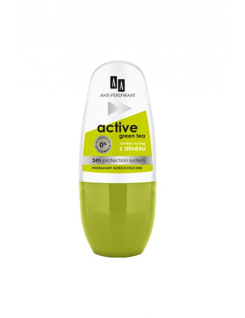 AA Deo antiperspirant w kulce No Stress Active Green Tea 24h 50 ml