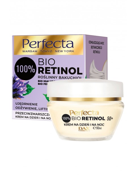 Perfecta Bio Retinol, krem do twarzy na dzień i na noc 50+, 50 ml