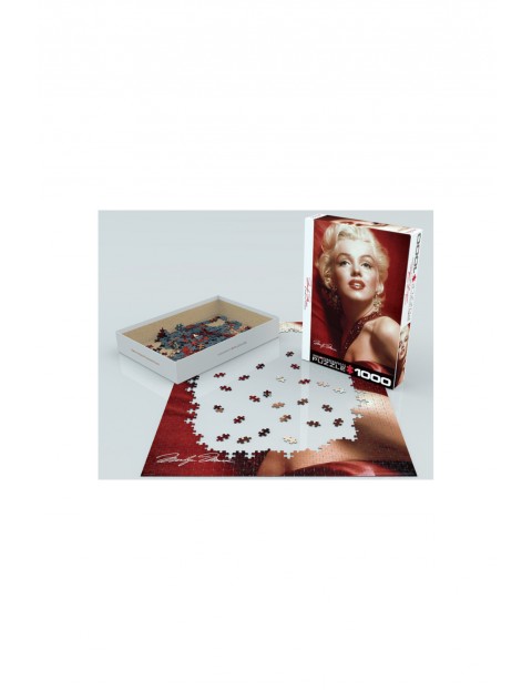 Puzzle Marilyn Monroe Red Portrait - 1000 elementów