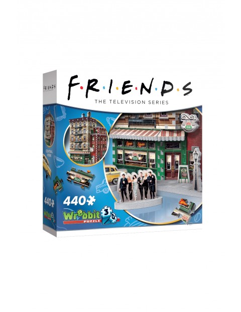 Wrebbit 3D puzzle Przyjaciele – Central Perk 440 elementów wiek 14+