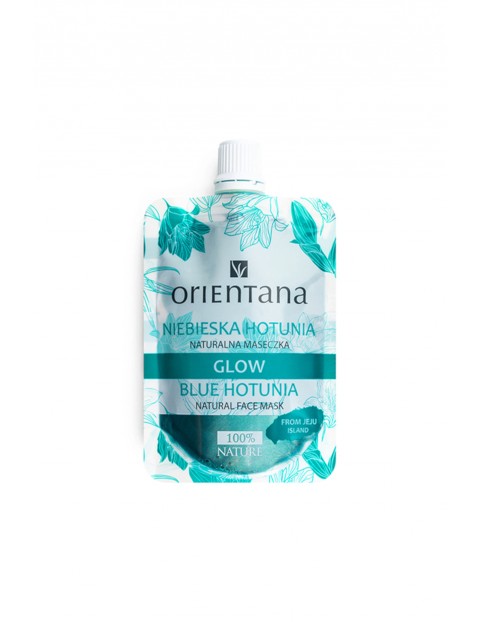 Orientana Naturalna maseczka GLOW Niebieska Hotunia 30 ml