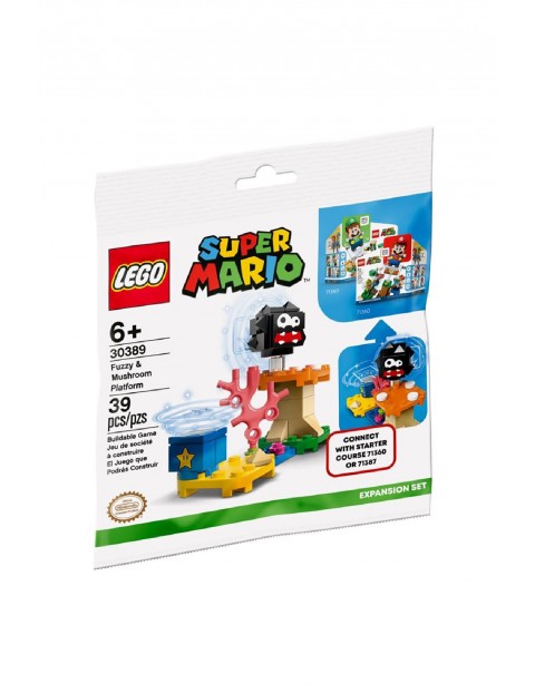 LEGO Super Mario 30389 Fuzzy i platforma z grzybem 39el wiek 6+