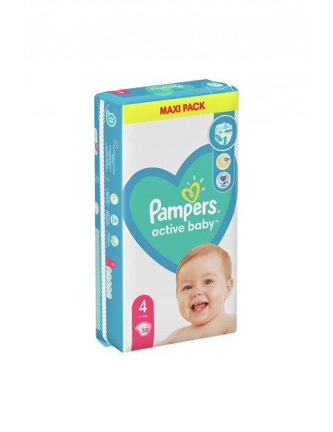 Pampers Active Baby, rozmiar 4, 58szt, 9-14kg