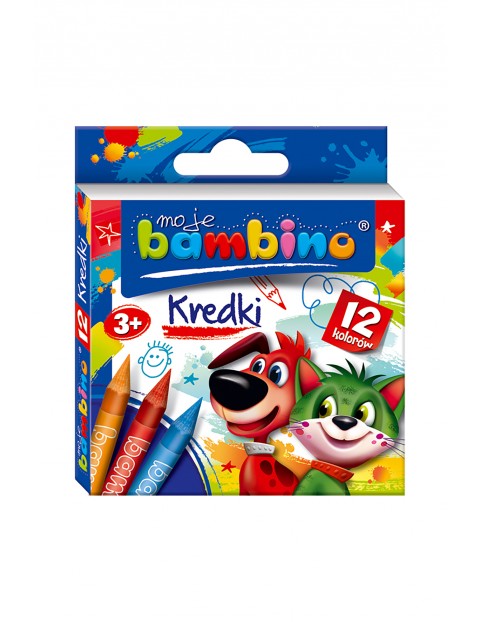 Kredki BAMBINO 12 kolorów