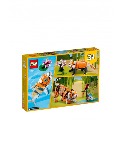 LEGO Creator 31129 Majestatyczny tygrys wuwiek 9+