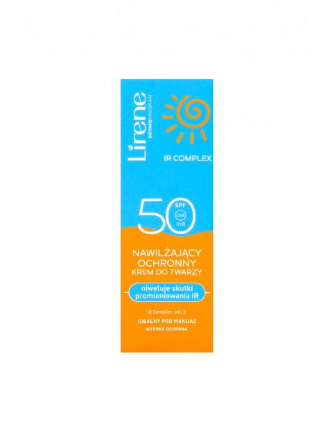 Lirene Nawilżający ochronny krem do twarzy SPF 50 40ml