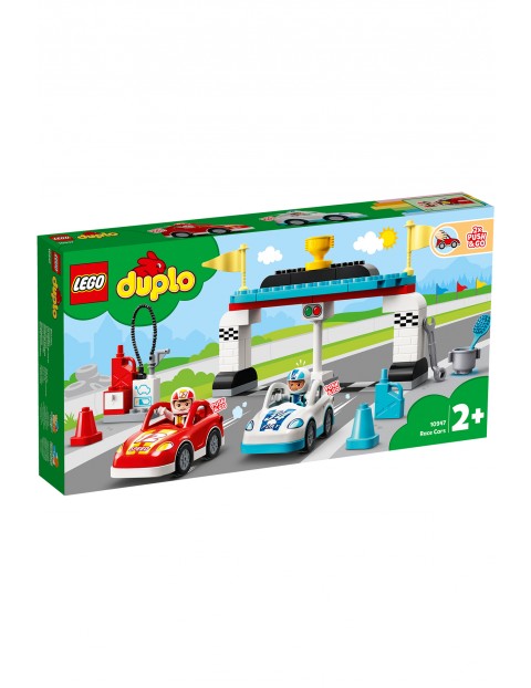 LEGO® DUPLO® Town Samochody wyścigowe 10947- 44 elementy, wiek 2+