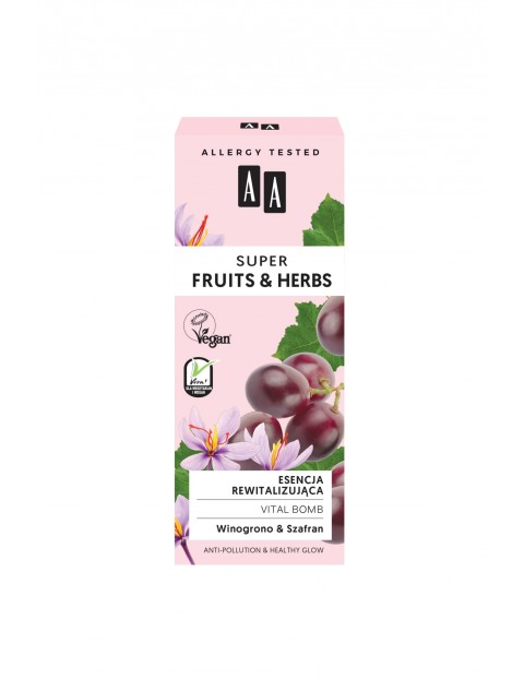 AA Super Fruits&Herbs esencja rewitalizująca vital bomb 30 ml