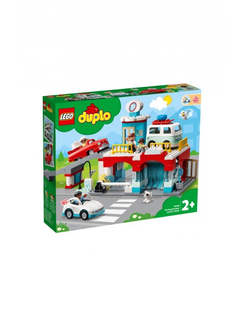  LEGO® DUPLO® Parking piętrowy i myjnia samochodowa (10948) wiek 2+