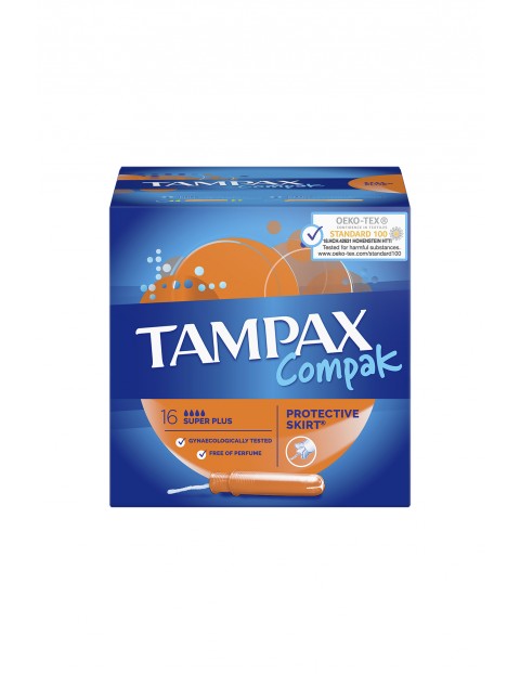 Tampax Compak Super Plus Tampony z aplikatorem 16szt