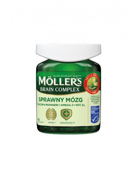 MOLLERS Complex Brain (Sprawny Mózg) 60 szt.