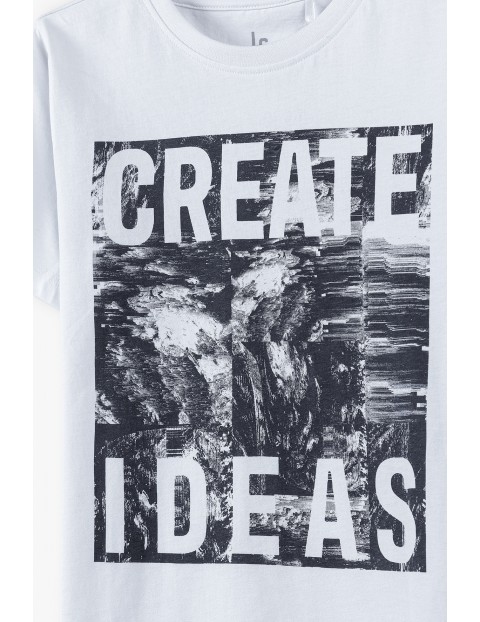 T-shirt chłopięcy z nadrukiem Create Ideas