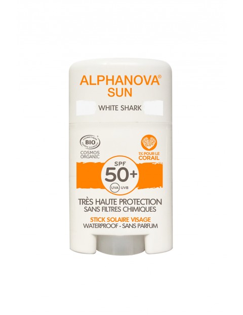 Krem w sztyfcie do twarzy z filtrem Alphanova SPF50+ -  12g