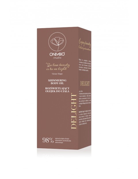 OnlyBio Ritualia DELIGHT Rozświetlający olejek do ciała 150 ml