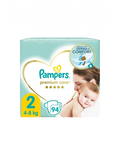 Pampers Premium Care, Rozmiar 2, 94 pieluszki 4-8kg