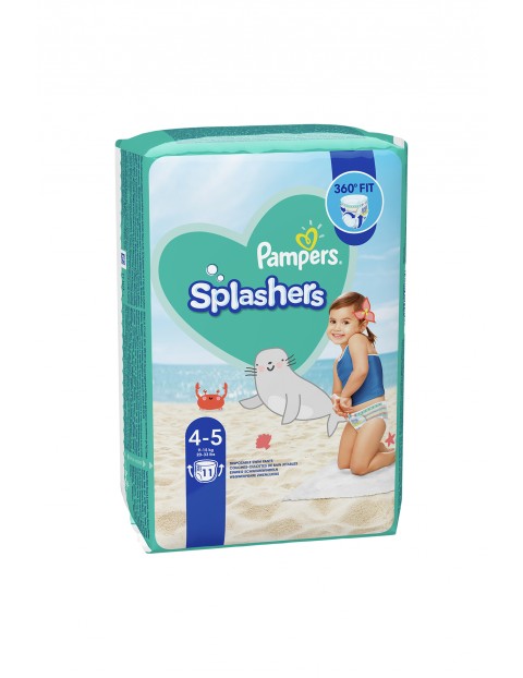 Pampers Splashers, Rozmiar 4-5, 11 Jednorazowych pieluch do pływania