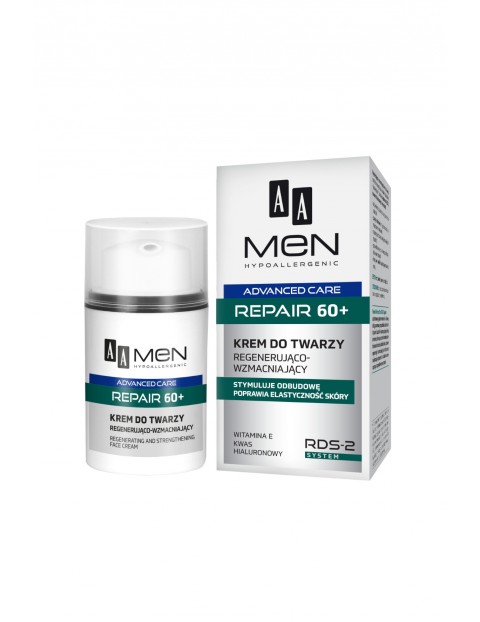 AA Men Advanced Care Repair 60+ Krem do twarzy regenerująco-wzmacniający 50 ml