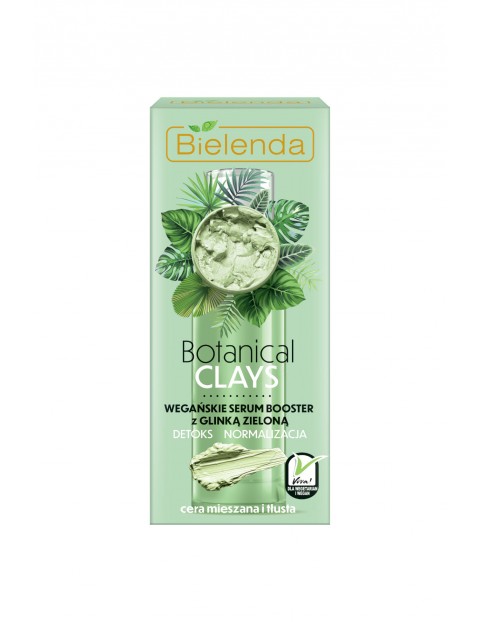 BOTANICAL CLAYS Wegańskie serum booster z glinką zieloną Bielenda - 30 ml