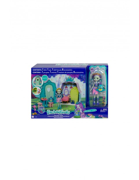 Enchantimals Chatka Patter Peacock + Flap - 3+