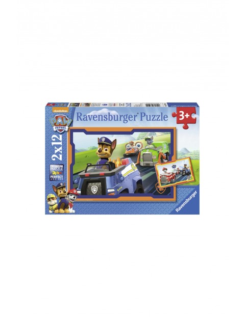 Puzzle Psi Patrol w akcji 2x12 elementów