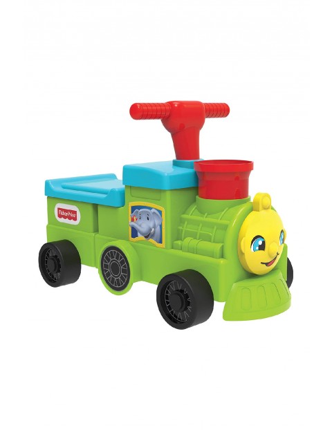 Jeździk LOKOMOTYWA z wyskakującymi piłkami Fisher Price