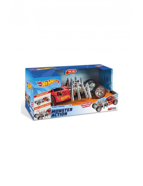 Mondo Hot Wheels L&S Monster Pająk - czerwony wiek 3+