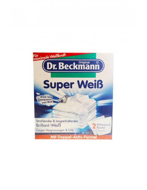 Dr Beckmann Super Weiss saszetki wybielające - 2x40g