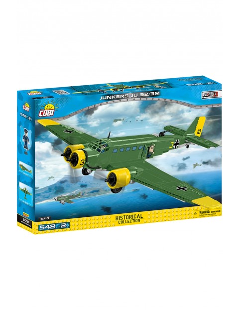 Klocki COBI 5710 Junker JU52/3m HISTORICAL COLLECTION - 548 el wiek 7+