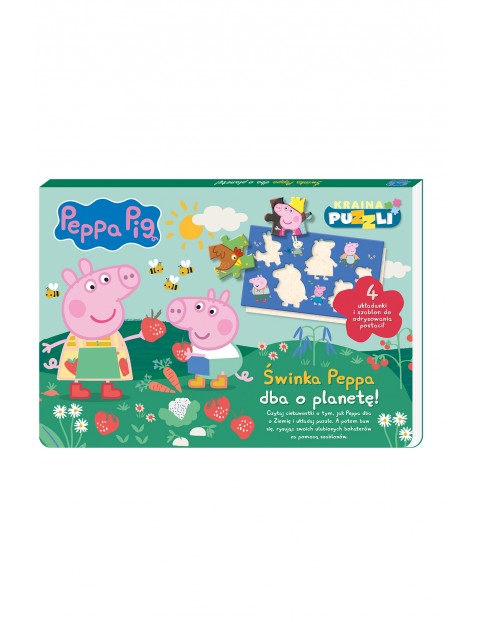 Peppa Pig. Kraina puzzli. Świnka Peppa dba o planetę!