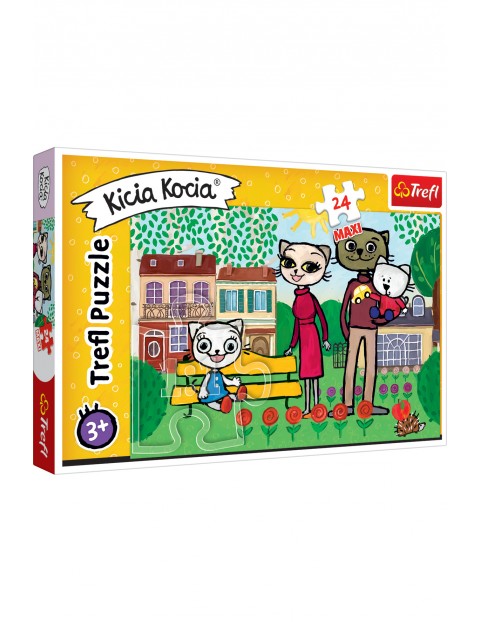 Puzzle - Zabawy Kici Koci - 24 elementy