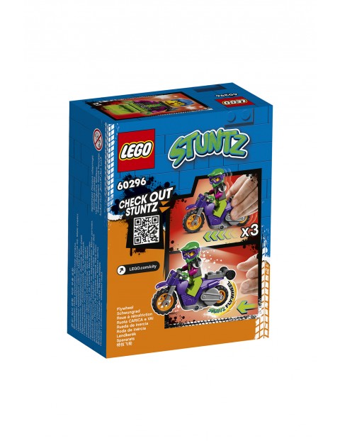 LEGO City 60296 Wheelie na motocyklu kaskaderskim wiek 5+