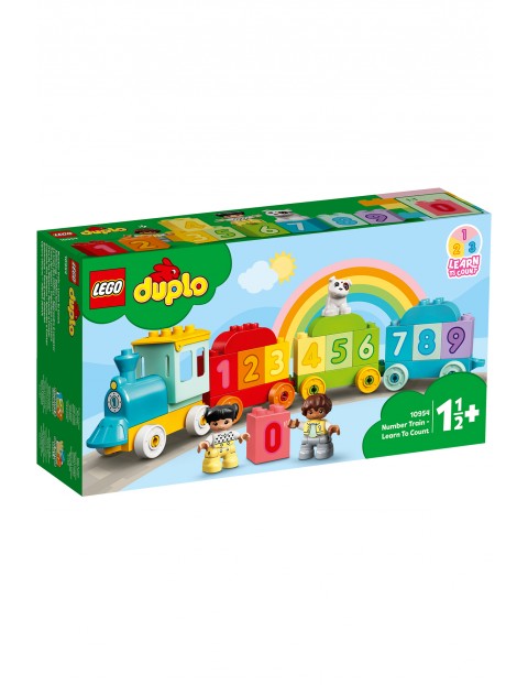 LEGO DUPLO My First - Pociąg z cyferkami - 23 elementy, wiek 18 msc +