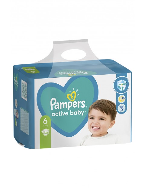 Pampers Active Baby, rozmiar 6, 96 pieluszek, 13kg-18kg