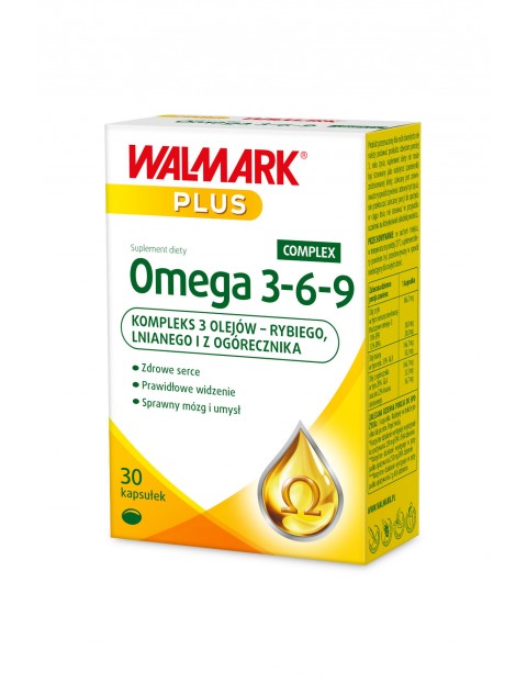 Omega 3-6-9 - suplementy diety - 30 kapsułek