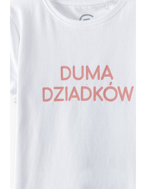 Duma dziadków- t-shirt dla dziewczynki